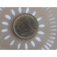 Парагвай 1 гуарани 1993 год.