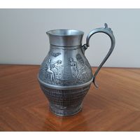 Кувшин цинк цинковый День после получки Freiling Zinn Германия ХХ век