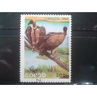 Конго , 1993. Сип черно-хохлатый