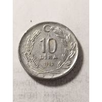 Турция 10 лир 1982