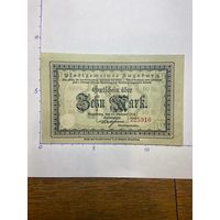 Германия нотгельд 10 марок 1918 г.- Аугсбург - 2001