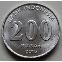 Индонезия 200 сенов 2016 год