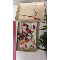 Набор елочных игрушек Малютка с елкой, с рубля