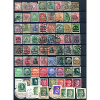 Германия, Рейх - 60+ марок и вырезок - гашёные. #O-W-92-E-2