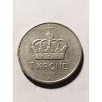 Норвегия 1 крона 1982