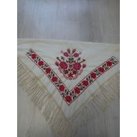 Платок на голову, косыка,  хустка вышитая старинная