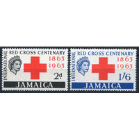 Ямайка 1963 ** Красный крест, серия 2 марки, Британские колонии