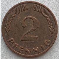 Германия 2 пфеннига 1970 г. G