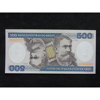 Бразилия 500 крузейро 1981-85г.UNC