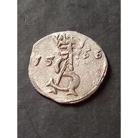 Двуденарий 1566 г., с 1 рубля, без мц