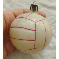 Ёлочная игрушка мяч большой редкий
