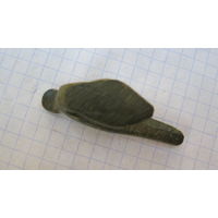 Зацеп на ножны Х.О. конец XVIII - начало XIX в. Литье, бронза.