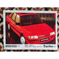 Вкладыш Turbo (Турбо) 3 серия (121-190, Black), номер 167, Montego 16. Возможен небольшой торг.