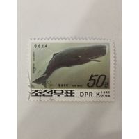 Марка из серии "Киты" - Physeter catodon (Кашалот)