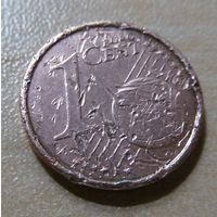 1 евроцент 2011 Италия