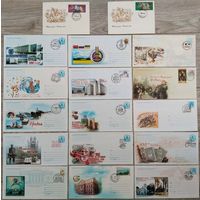 Конверты со спецгашениями. 17 шт. 1994-2018 гг. Белорусь.