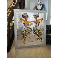 Большая эффектная картина маслом