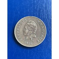 Новая Каледония 100 франков 1976