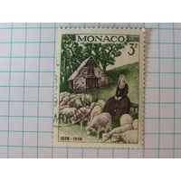 Марка Монако. Овцы. 1958