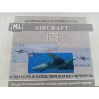 Альбом для наклеек с наклейками Aircraft Jets