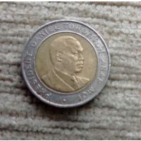 Werty71 Кения 5 шиллингов 1997 Биметалл