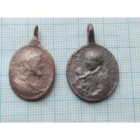 Медальоны католические. 2шт.