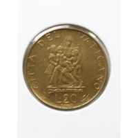 Ватикан 20 лир 1960 г.