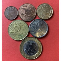 Бразилия, 6 монет