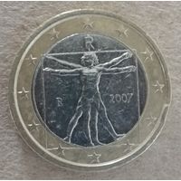 Италия 1 евро 2007 г., KM# 216