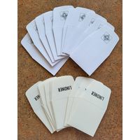 Leuchtturm бумажные пакетики для монет 46x46 мм! 10 штук! Германия, Лёйхтурм, Leuchtturm! ВОЗМОЖЕН ОБМЕН!