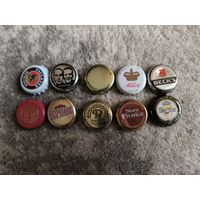 10 піўных коркаў 2010х Эўропа / 10 пивных пробок из Европы