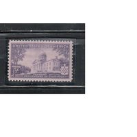 США-1941, (Мих.499), **  , 150-лет штату Вермонт, Архитектура (одиночка)