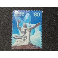 Япония, 2000. Статуя Мира. Mi-1,7 евро гаш.