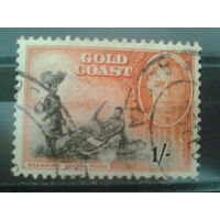 Золотой берег, колония Англии, 1948. Стандарт. Король Георг VI. 1Sh