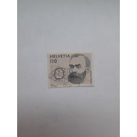 Марки  Швейцария А Нобель