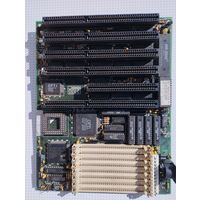 Материнская плата 386 DX-40 с процессором AMD.