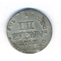 Германия 4 пфеннига 1783 год Ag _состояние VF