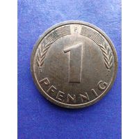 Германия ФРГ 1 пфенниг 1989 F