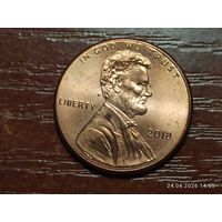 США 1 цент 2018