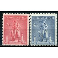 Чехословакия 1945 история восстание дровосек собака фауна ** К1 259