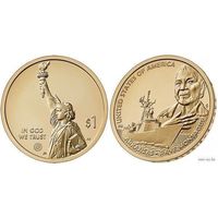 1 доллар 2025 год США,Рэй Монтегю,Американские инновации (Новинка!!!)