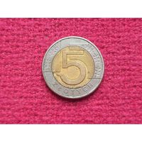 Польша 5 злотых 1994 г.