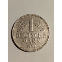 Германия.1 марка 1969 г.D