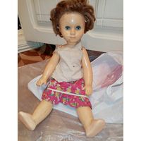 Большая старая кукла с чердака. СССР винтаж. 60 см. С рубля.