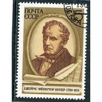 СССР 1989.. Джеймс Купер, американский романист м сатирик