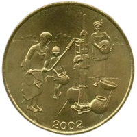 Государства Западной Африки. 10 франков 2002. UNC