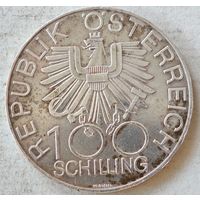 Серебро 1979 год 100 шиллингов Австрия