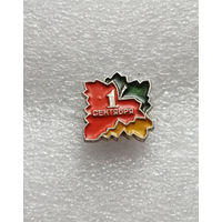 1 сентября День Знаний. Праздники. Школьный значок #0646-UP17