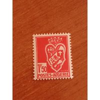 1942 французская колония Алжир герб чистая без клея (4-8)