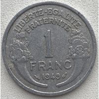 Франция 1 франк 1949 г.
